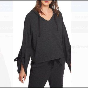 1.State cozy crop drawstring hooded sweatshirt XXL